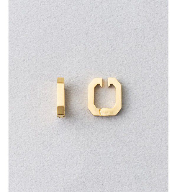 Jouete「[スナップイヤリング] オクタゴン」|イヤリング|イエローゴールド