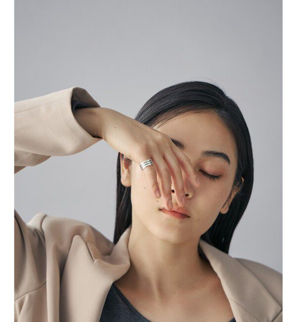 Jouete「[フォークピンキー] リング ステッチ」|リング|