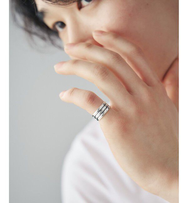 Jouete「[フォークピンキー] リング ステッチ」|リング|