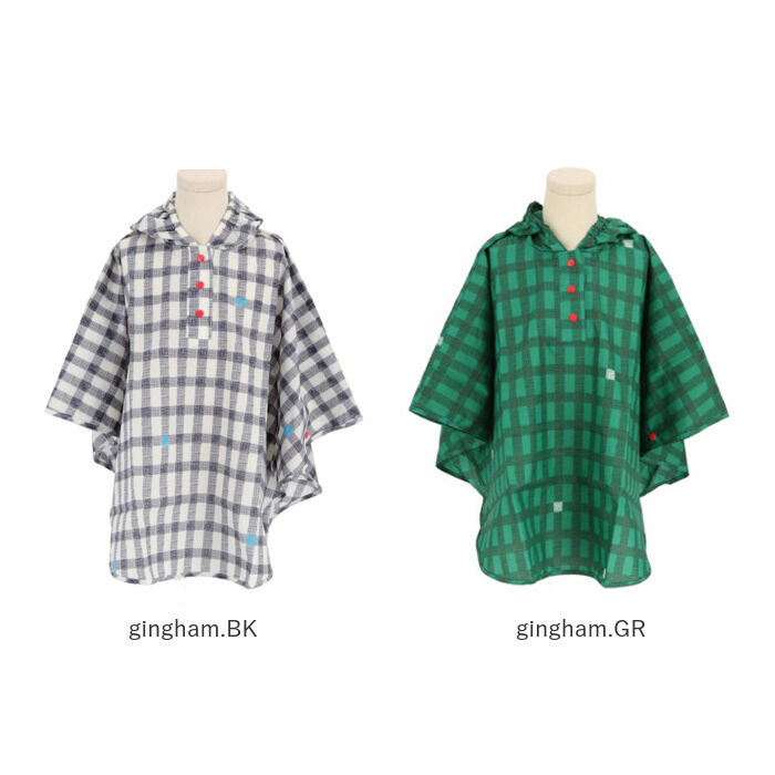 BACKYARD FAMILY「キッズ レイン コート ポンチョ 通販 レインポンチョ カッパ 雨具 サイズ S 80 90」|その他ベビー用品|