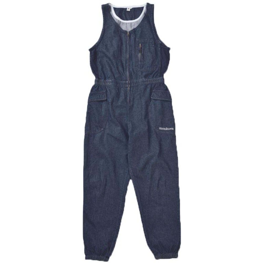 BACKYARD FAMILY「モンクワ サロペット 通販 デニム つなぎ オールインワン 日よけ UVカット 女性用 農作業」|オールインワン|ブルー2