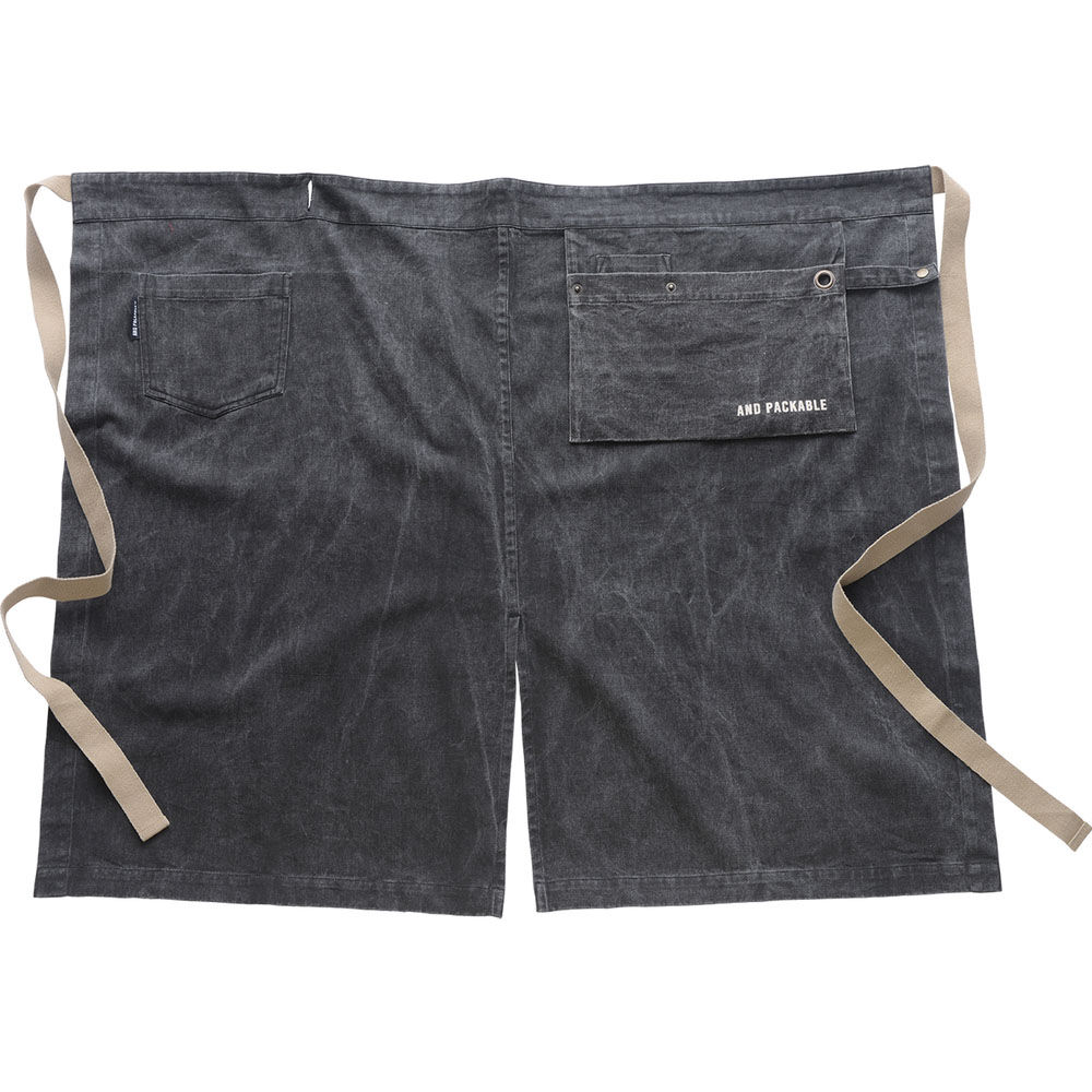 AND PACKABLE「アンドパッカブルエプロン and packable 通販 エプロン ギャルソンエプロン」|その他|ブラック1