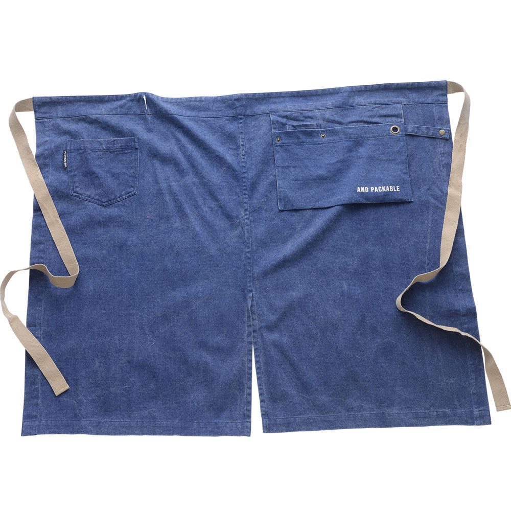 AND PACKABLE「アンドパッカブルエプロン and packable 通販 エプロン ギャルソンエプロン」|その他|ブルー1