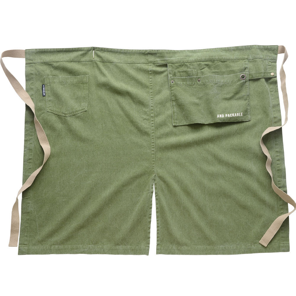 AND PACKABLE「アンドパッカブルエプロン and packable 通販 エプロン ギャルソンエプロン」|その他|グリーン1
