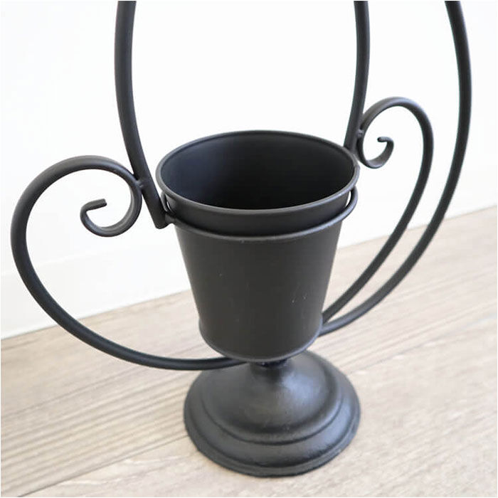 BACKYARD FAMILY「アイアン プランター 鉢カバー ネコ 通販 フラワーポット フラワースタンド プランターカバー」|その他|