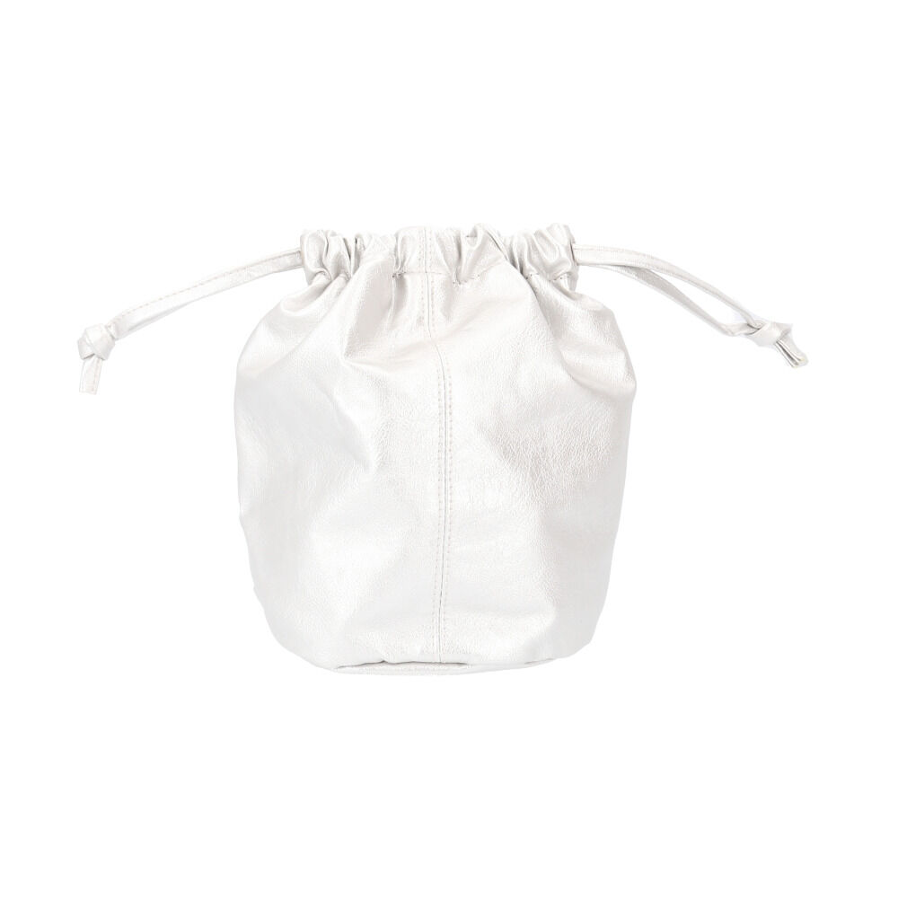 BACKYARD FAMILY「Rename リネーム 巾着バッグ ショルダー 通販 巾着 バッグ 巾着バック ポーチ」|ショルダー・メッセンジャー|シルバー1