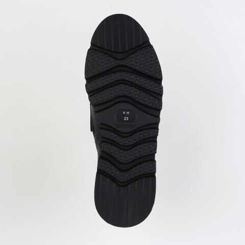 銀座かねまつ「RMWE2602PS1BLK 【本革】【Eウィズ】ヒールアップローファー」|スニーカー|