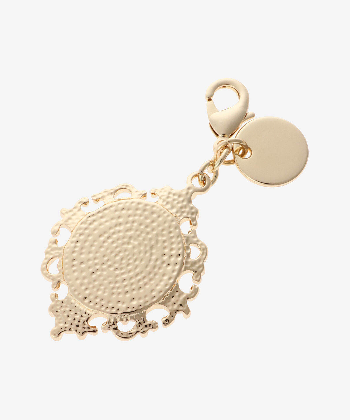 Samantha Vega「クリアカメオ風イニシャルファスナーチャーム（S）」|チャーム・キーホルダー|