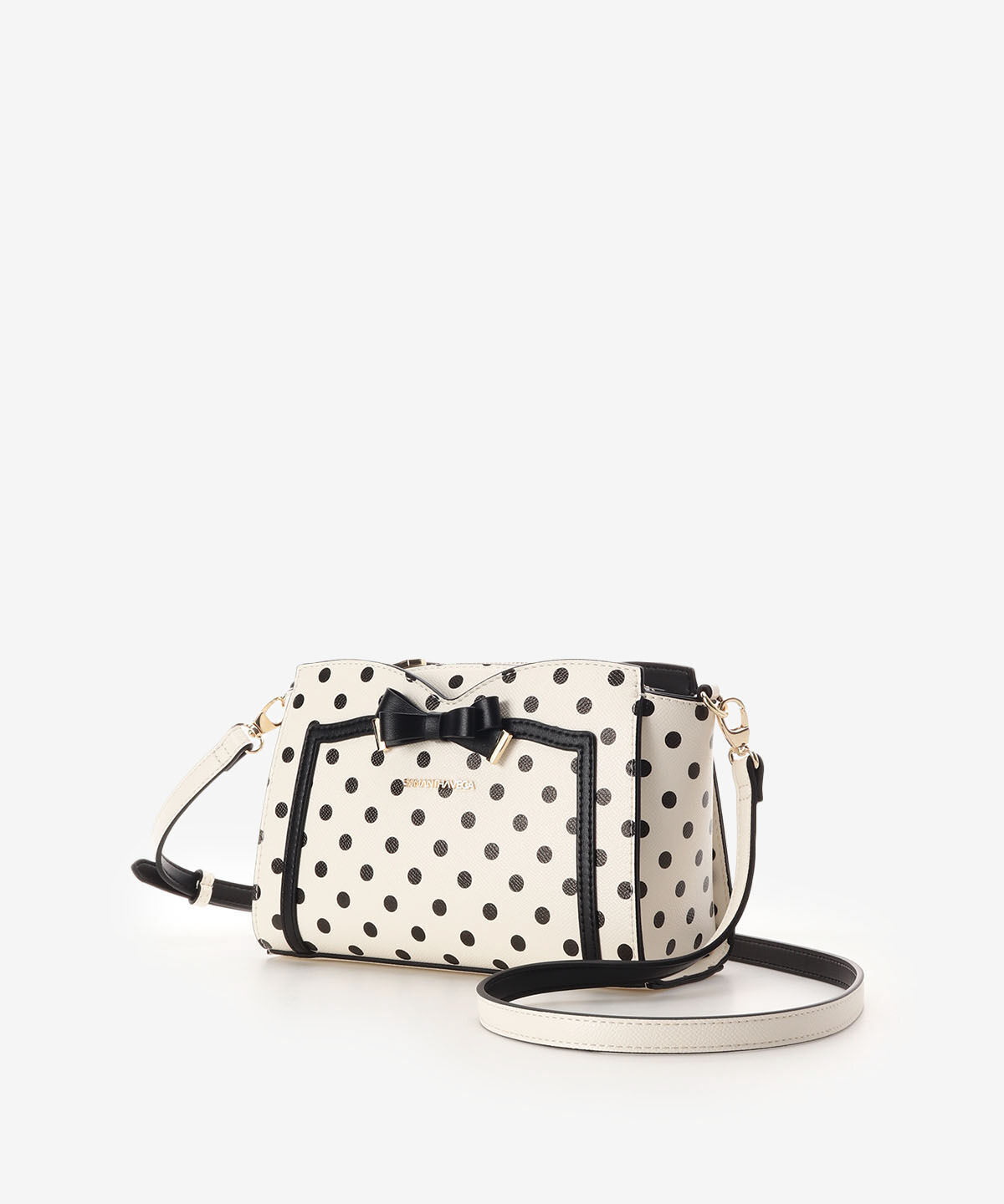 Samantha Vega「ソリッドリボンドットショルダーバッグ」|ショルダー・メッセンジャー|