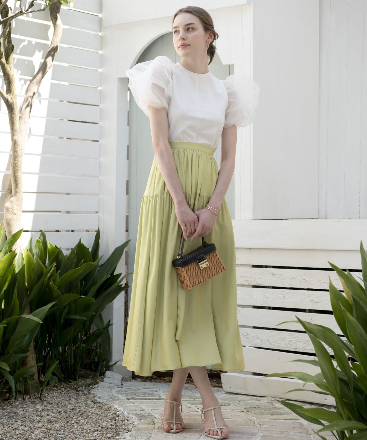 アンドクチュール「コットンキャンディスリーブブラウス」|シャツ・ブラウス|