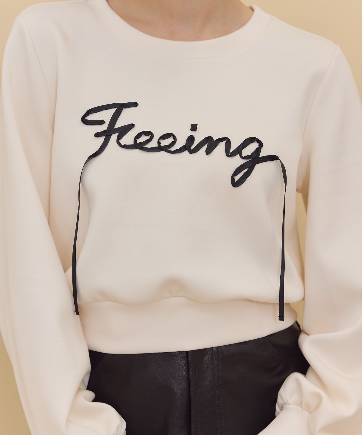 REDYAZEL「テープ刺繍スウェット」|Tシャツ・カットソー|