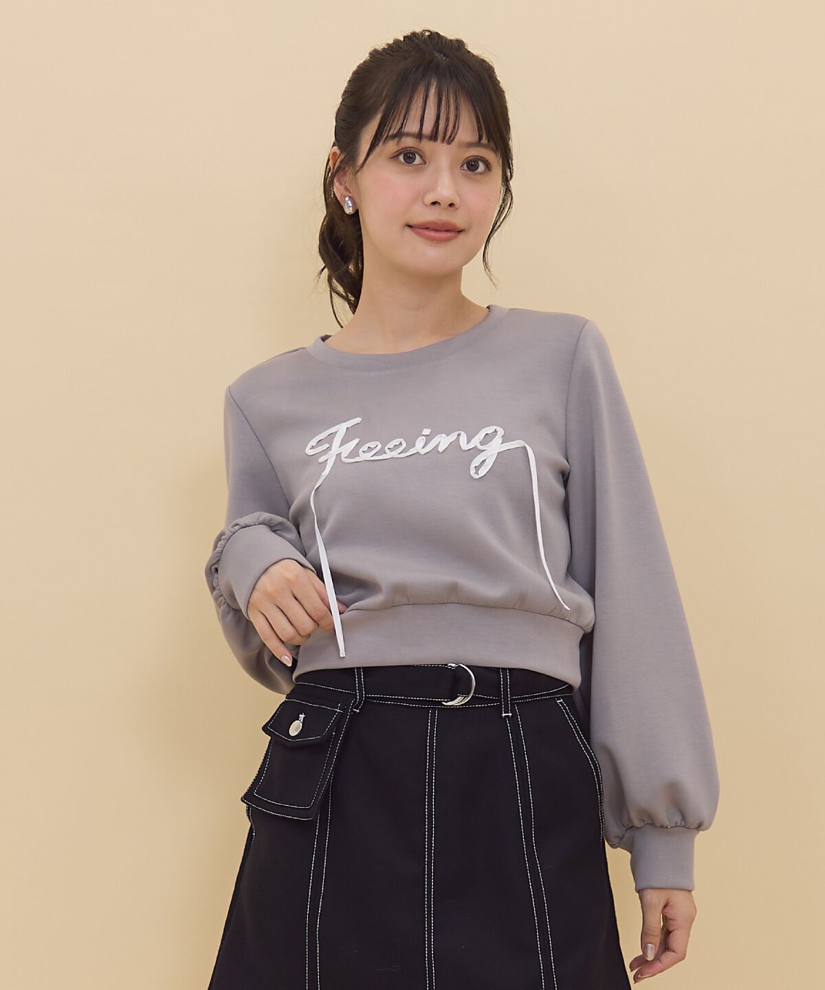 REDYAZEL「テープ刺繍スウェット」|Tシャツ・カットソー|