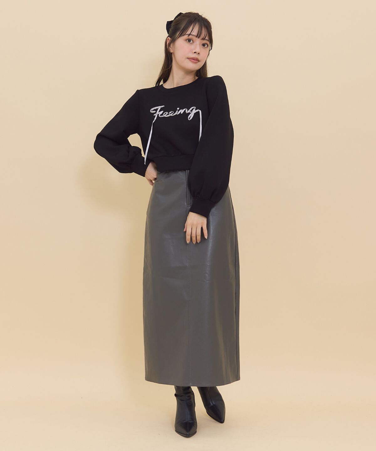 REDYAZEL「テープ刺繍スウェット」|Tシャツ・カットソー|