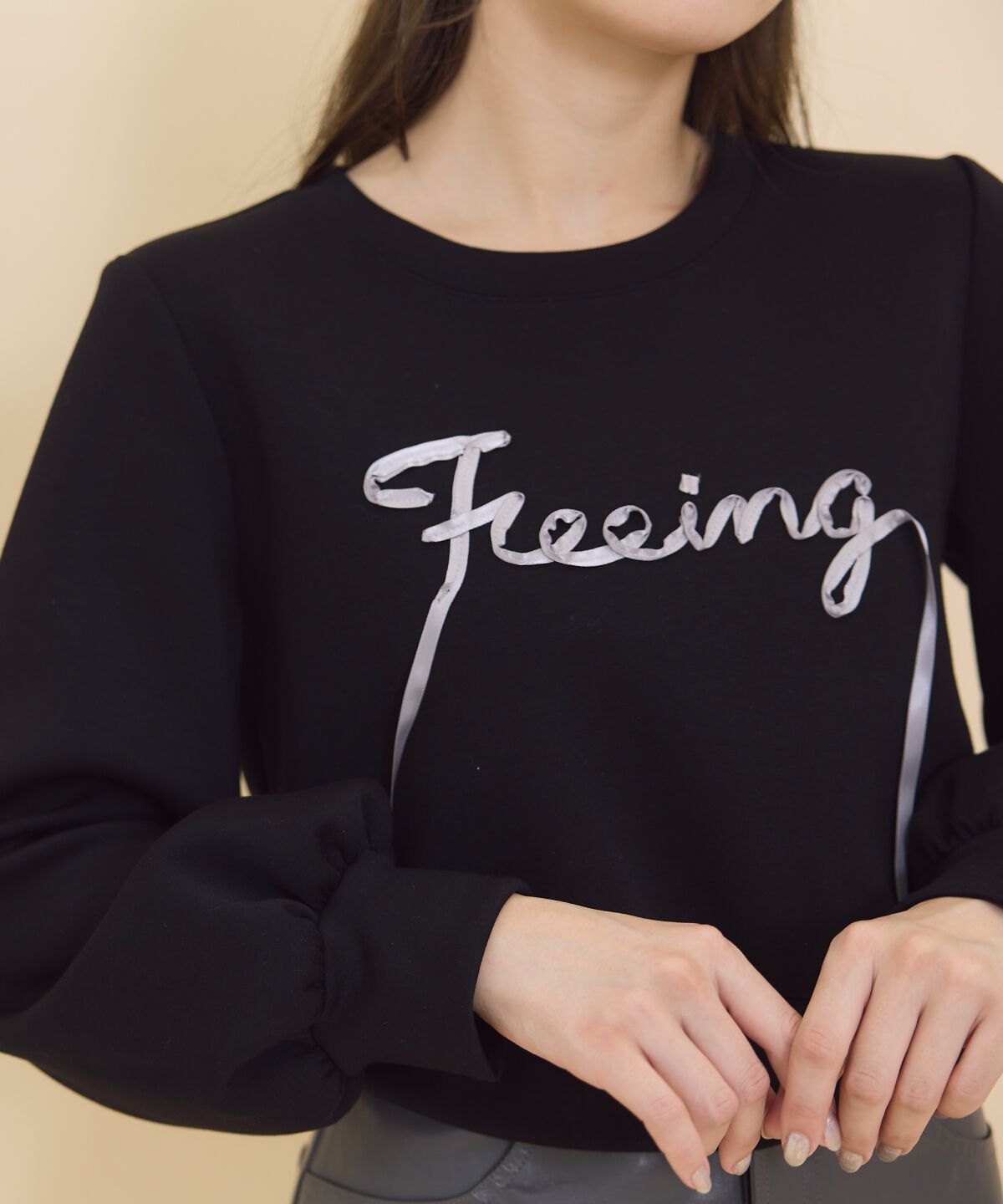 REDYAZEL「テープ刺繍スウェット」|Tシャツ・カットソー|