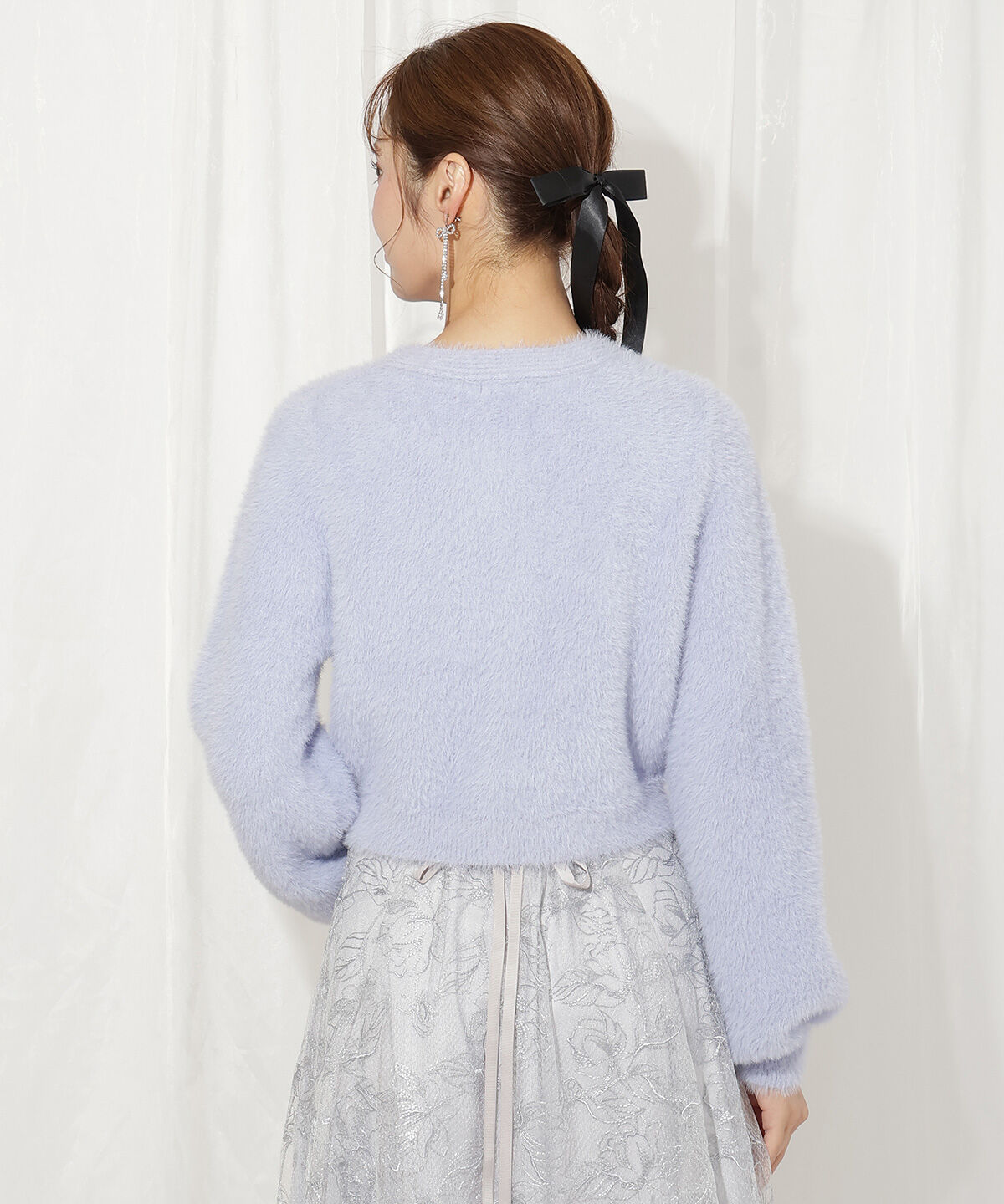 WILLSELECTION「リボンモチーフニットカーディガン」|カーディガン|