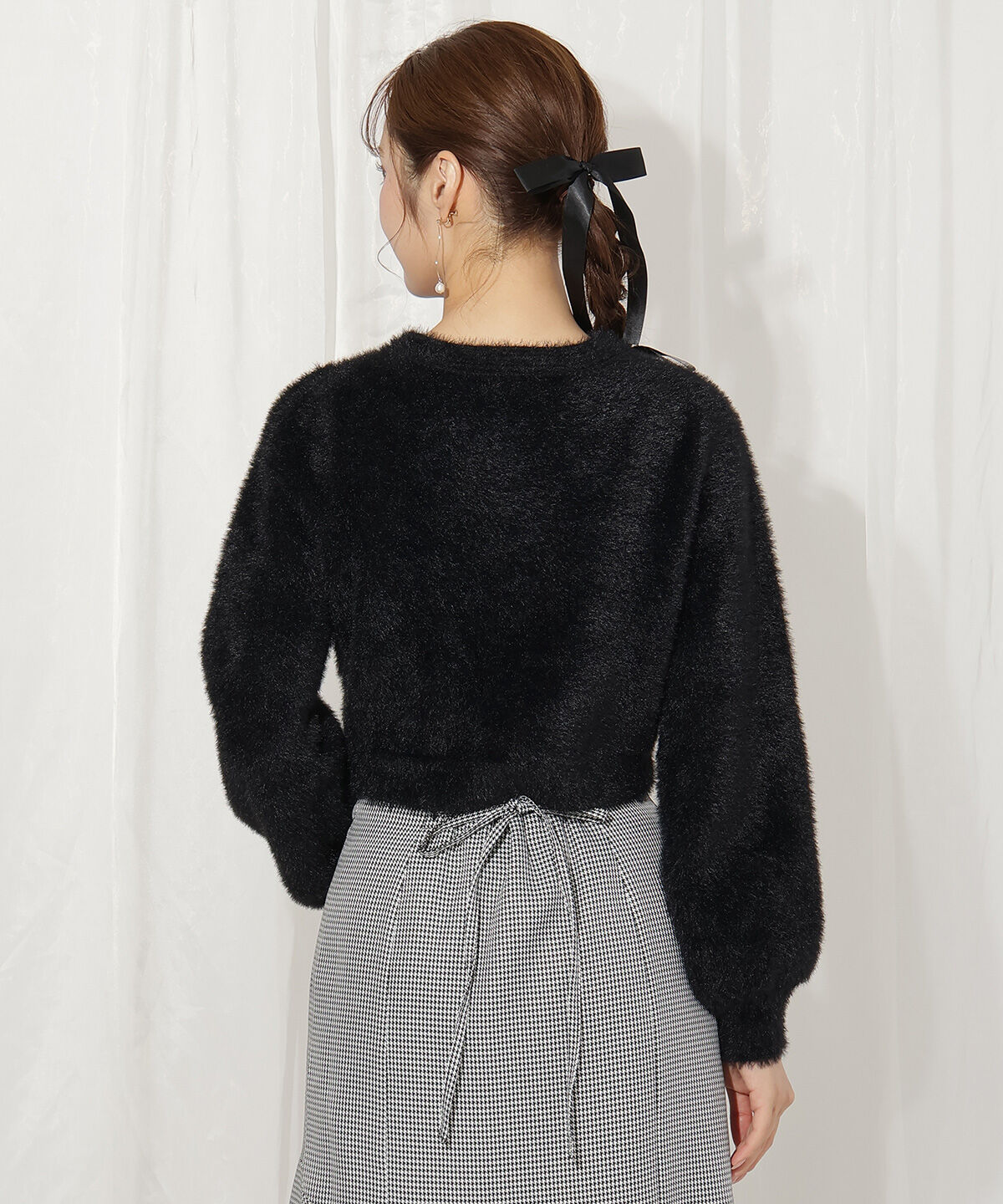 WILLSELECTION「リボンモチーフニットカーディガン」|カーディガン|