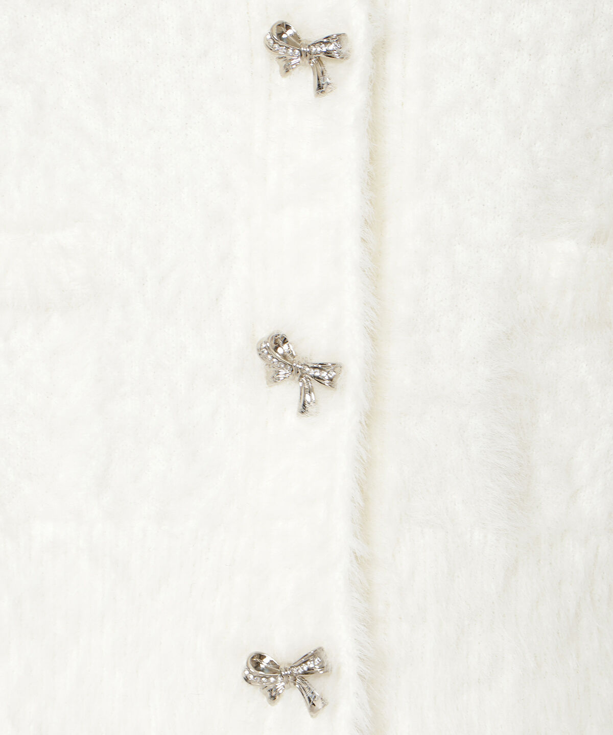 WILLSELECTION「リボンボタンフェザーカーディガン」|カーディガン|