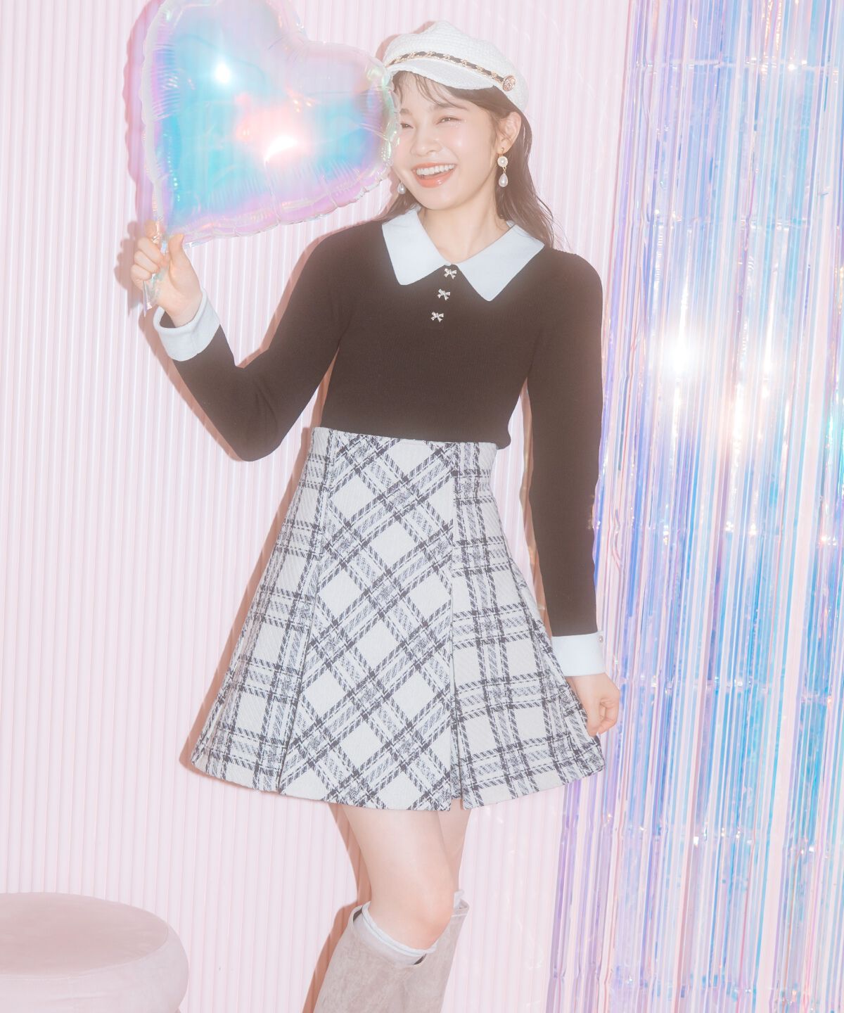 WILLSELECTION「ポロカラーリブニット」|ニット・セーター|