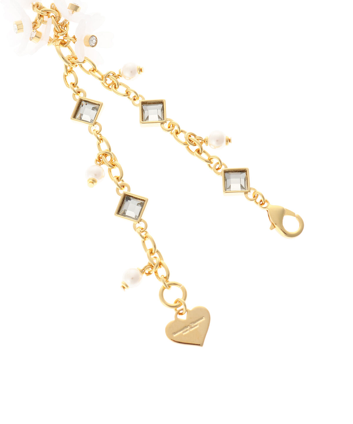 Samantha Thavasa Petit Choice「フラワーパール バッグチャーム」|チャーム・キーホルダー|