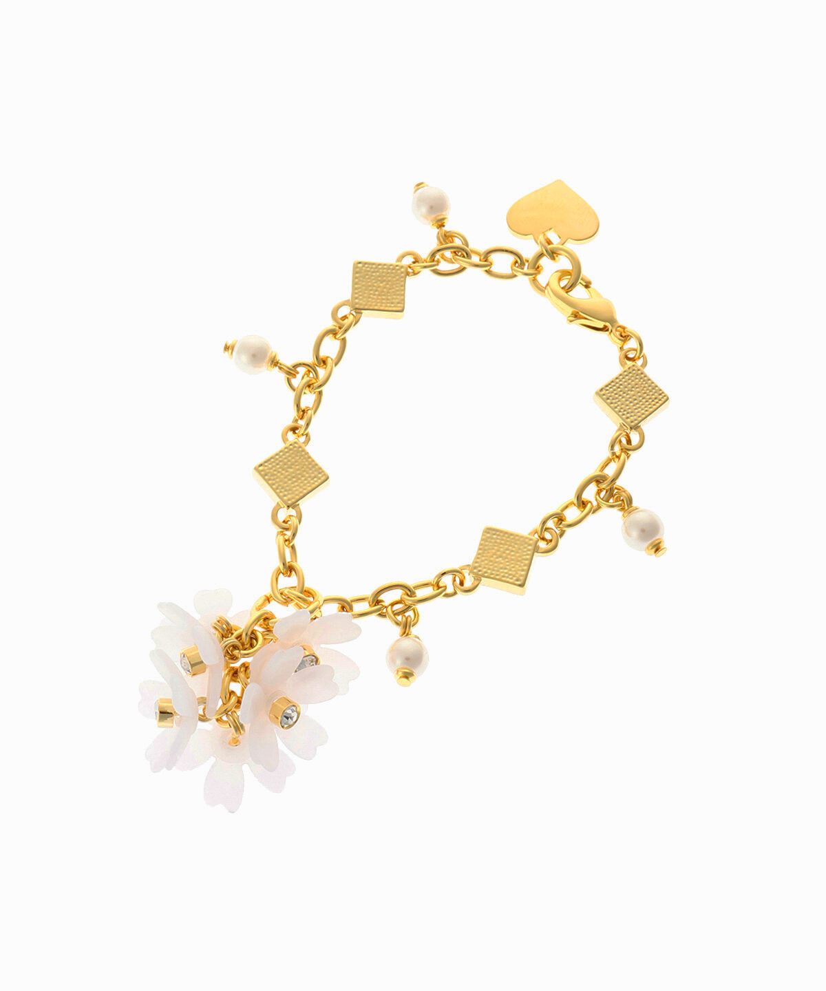 Samantha Thavasa Petit Choice「フラワーパール バッグチャーム」|チャーム・キーホルダー|