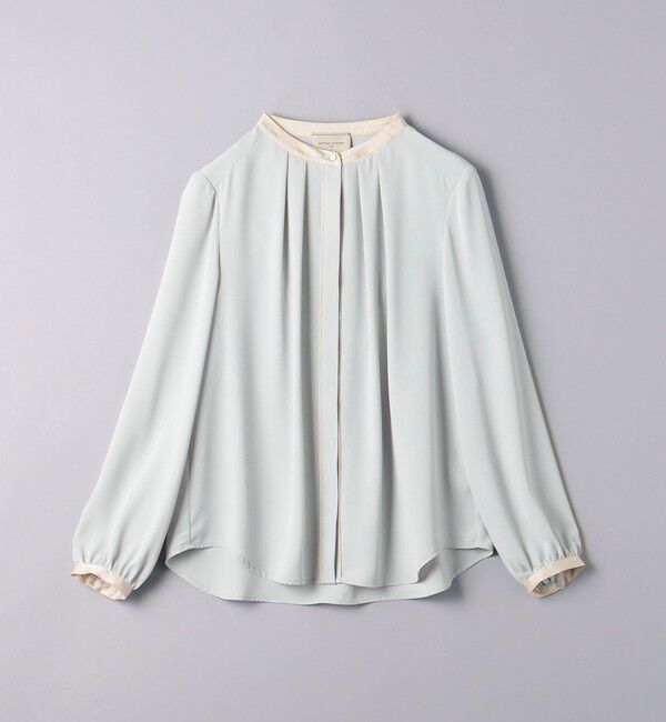 UNITED ARROWS「バイカラー パイピング ブラウス」|シャツ・ブラウス|