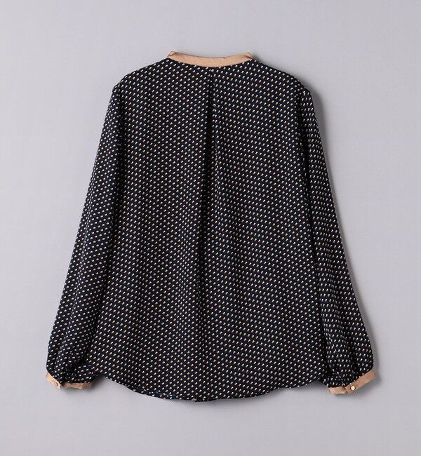 UNITED ARROWS「バイカラー パイピング ブラウス」|シャツ・ブラウス|