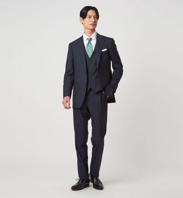 UNITED ARROWS green label relaxing「コットン シャドーストライプ クレリック ワイドカラー ドレスシャツ -イージーアイロン-」|シャツ・ブラウス|