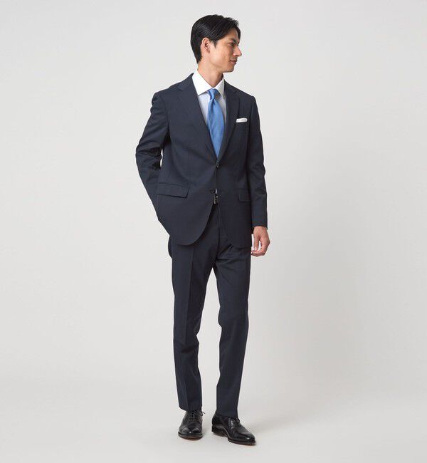 UNITED ARROWS green label relaxing「コットン シャドーストライプ クレリック ワイドカラー ドレスシャツ -イージーアイロン-」|シャツ・ブラウス|