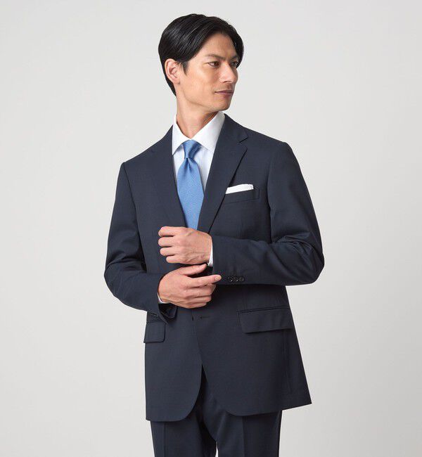 UNITED ARROWS green label relaxing「コットン シャドーストライプ クレリック ワイドカラー ドレスシャツ -イージーアイロン-」|シャツ・ブラウス|