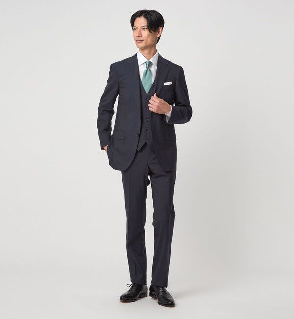 UNITED ARROWS green label relaxing「REDA トロピカル 無地 スリム ノープリーツ スーツパンツ」|スーツ|