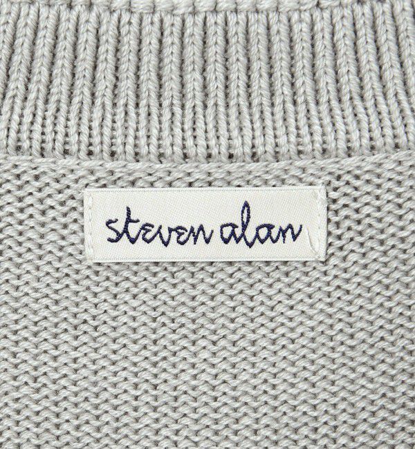 STEVEN ALAN「＜Steven Alan＞ CTN/CA 2B ニット ポロシャツ」|ニット・セーター|