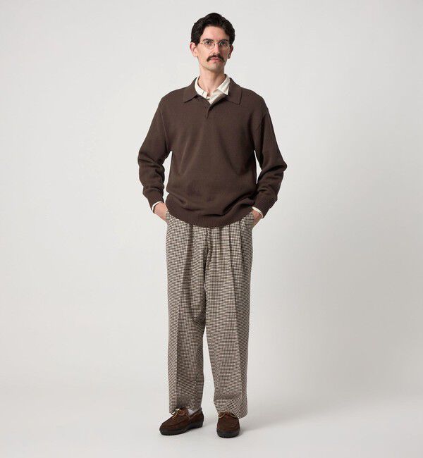 STEVEN ALAN「＜Steven Alan＞ CTN/CA 2B ニット ポロシャツ」|ニット・セーター|