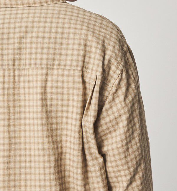 STEVEN ALAN「＜Steven Alan＞ オーガニックコットン ドビー チェック レギュラーカラー シャツ LOOSE」|シャツ・ブラウス|