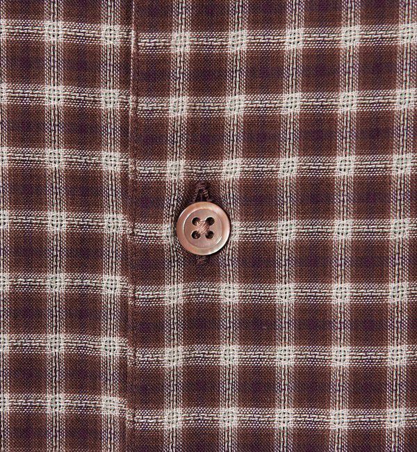 STEVEN ALAN「＜Steven Alan＞ オーガニックコットン ドビー チェック レギュラーカラー シャツ LOOSE」|シャツ・ブラウス|
