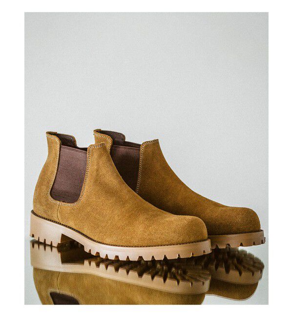 BEAMS「【別注】PADRONE / Water Proof Leather Side Gore Boots」|その他|BROWN