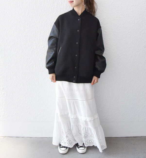 SHIPS any「《一部追加予約》【WEB限定】SHIPS any: バーシティ ジャケット 25AW」|ブルゾン・スタジャン|