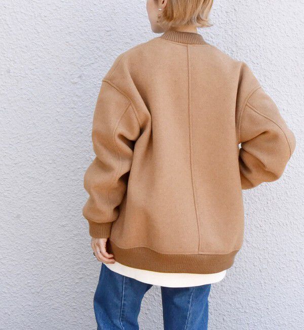 SHIPS any「《一部追加予約》【WEB限定】SHIPS any: バーシティ ジャケット 25AW」|ブルゾン・スタジャン|