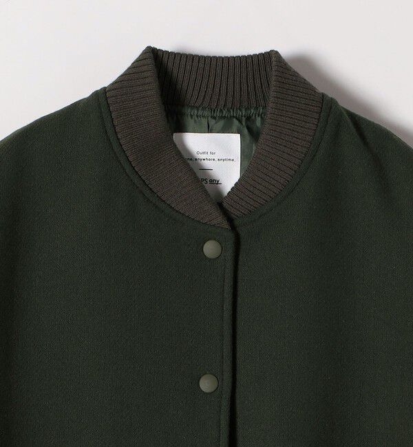 SHIPS any「《一部追加予約》【WEB限定】SHIPS any: バーシティ ジャケット 25AW」|ブルゾン・スタジャン|