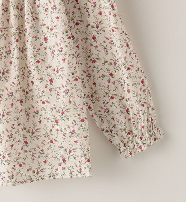 SHIPS KIDS「SHIPS KIDS:100～130cm /  リバティ 長袖 ブラウス」|シャツ・ブラウス|