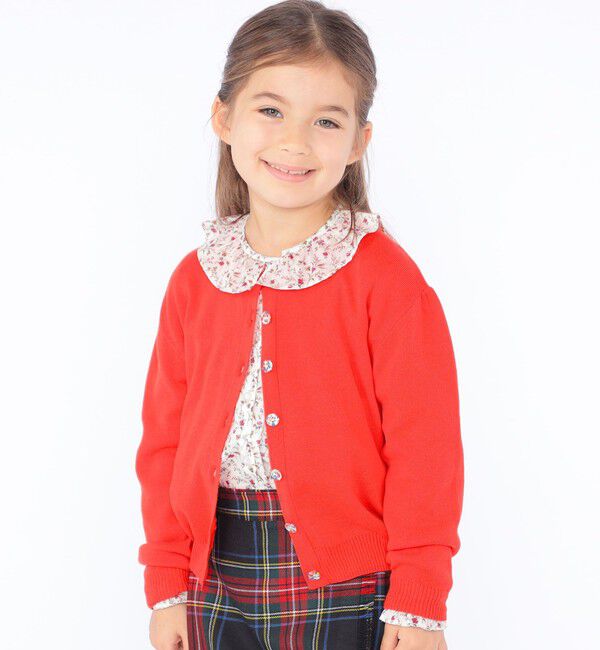 SHIPS KIDS「SHIPS KIDS:100～130cm /  リバティ 長袖 ブラウス」|シャツ・ブラウス|