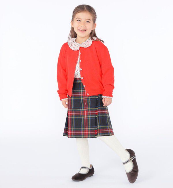 SHIPS KIDS「SHIPS KIDS:100～130cm /  リバティ 長袖 ブラウス」|シャツ・ブラウス|