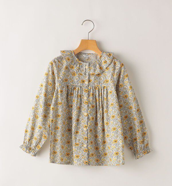 SHIPS KIDS「SHIPS KIDS:100～130cm /  リバティ 長袖 ブラウス」|シャツ・ブラウス|