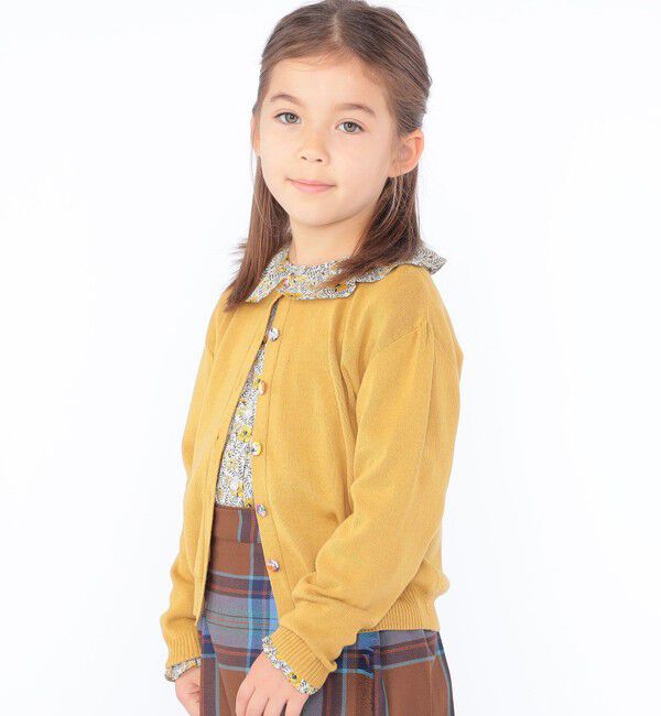 SHIPS KIDS「SHIPS KIDS:100～130cm /  リバティ 長袖 ブラウス」|シャツ・ブラウス|