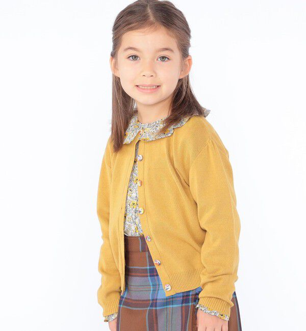 SHIPS KIDS「SHIPS KIDS:100～130cm /  リバティ 長袖 ブラウス」|シャツ・ブラウス|