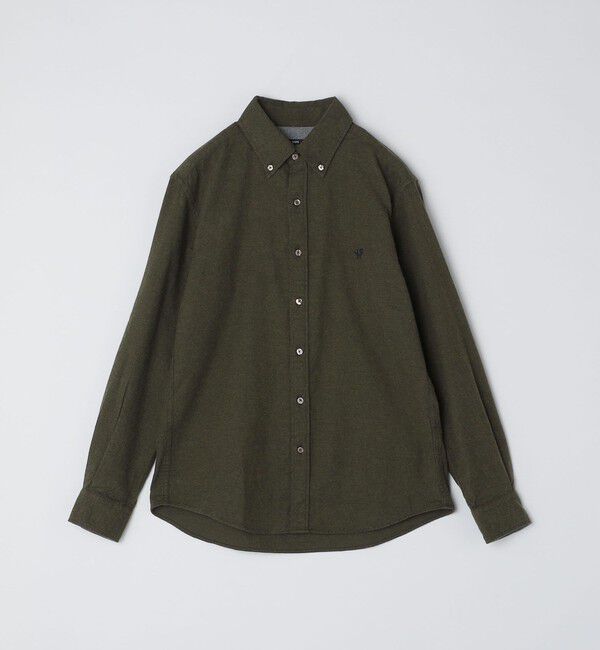 SHIPS「【WEB限定】SHIPS: MADE IN JAPAN ワンポイントロゴ 微起毛 ボタンダウンシャツ」|シャツ・ブラウス|