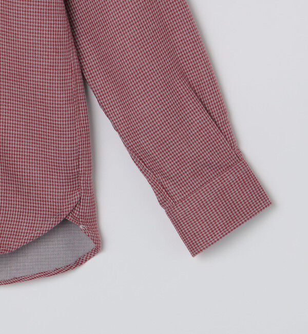 SHIPS Colors 「SHIPS Colors:ダブルウィーブ ハンドトゥース ワイドカラー ドレスシャツ」|シャツ・ブラウス|