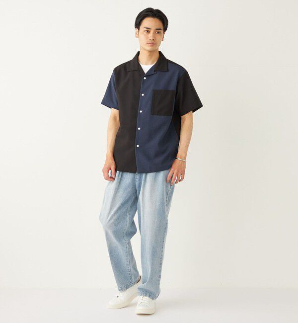 SHIPS Colors 「SHIPS Colors:ポリトロ オープンカラー シャツ(セットアップ対応可能)◇」|シャツ・ブラウス|