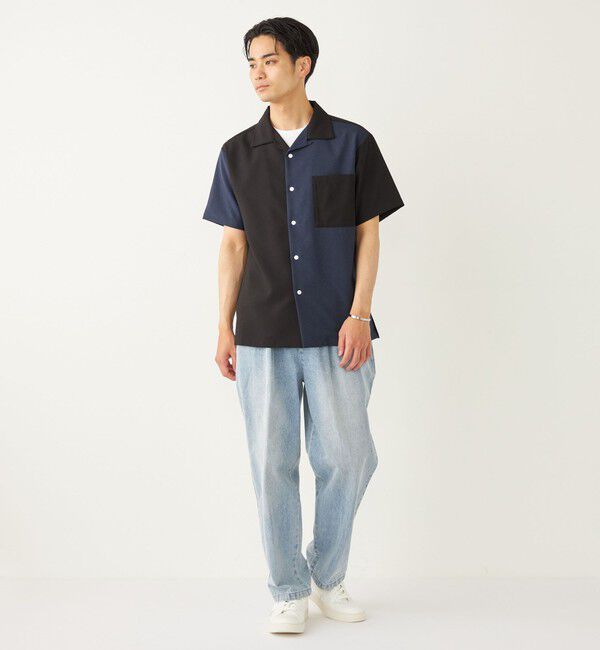 SHIPS Colors 「SHIPS Colors:ポリトロ オープンカラー シャツ(セットアップ対応可能)◇」|シャツ・ブラウス|