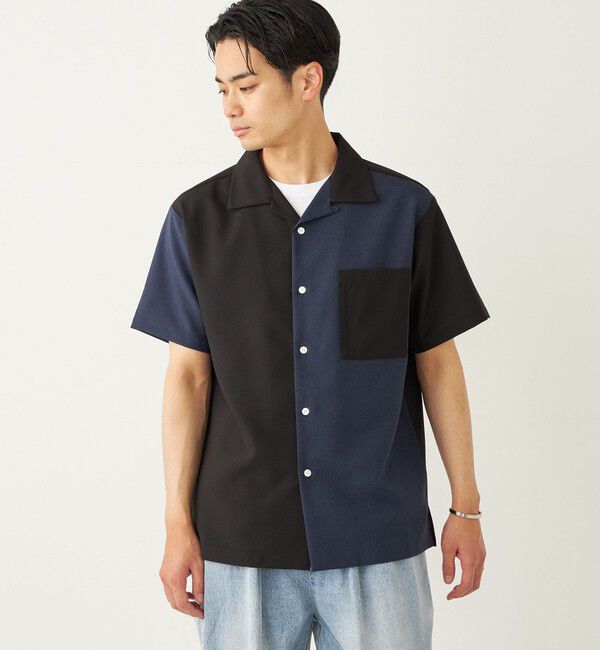 SHIPS Colors 「SHIPS Colors:ポリトロ オープンカラー シャツ(セットアップ対応可能)◇」|シャツ・ブラウス|