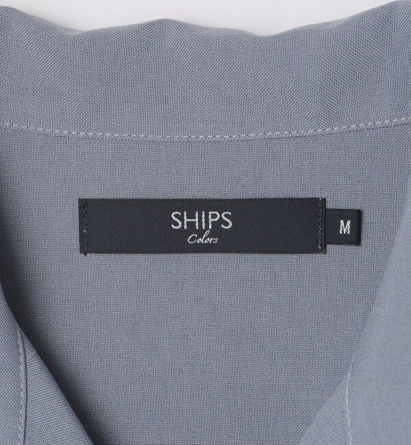 SHIPS Colors 「SHIPS Colors:ポリトロ オープンカラー シャツ(セットアップ対応可能)◇」|シャツ・ブラウス|